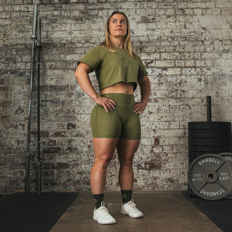 Crop Top (Olive Green) Resolve