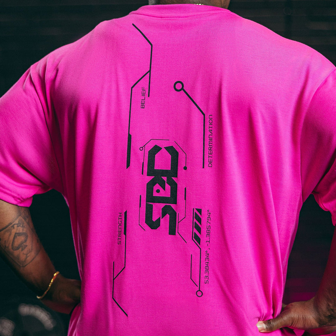T-Shirt Nova Oversized Glow Pink - Unisex