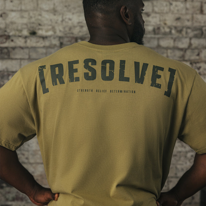T-shirt Oversize Unisex Resolve - Sabbia
