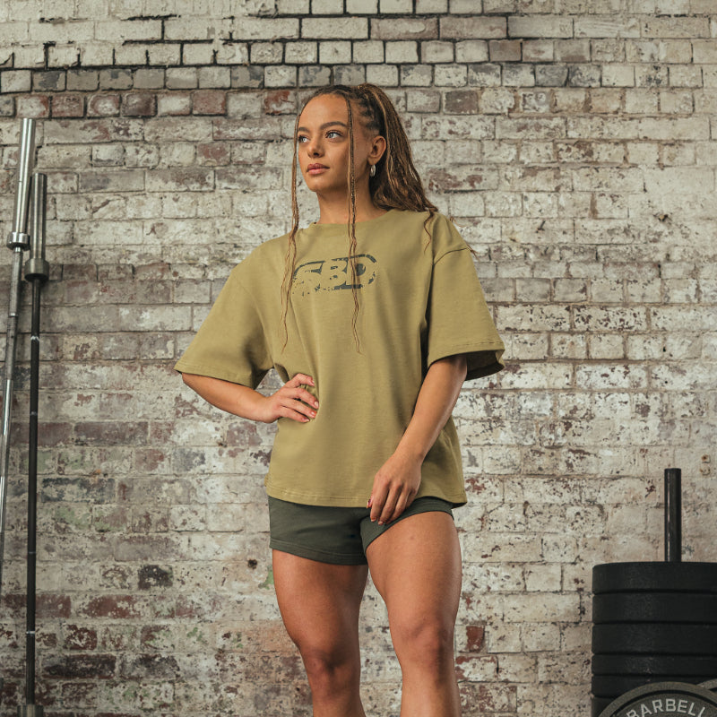 T-shirt Oversize Unisex Resolve - Sabbia